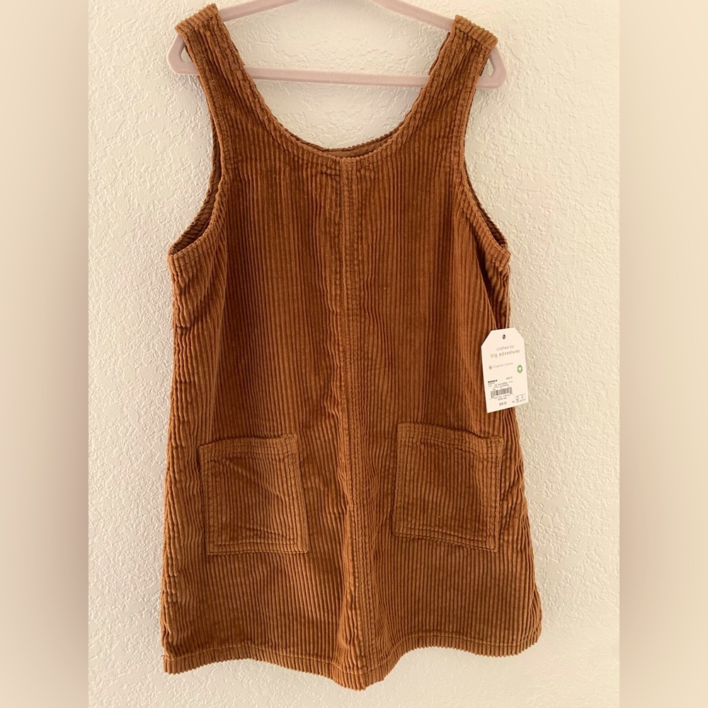 Little Co. Lauren Conrad Toddler Girl Brown Corduroy Pullover Dress Size:4T NWT